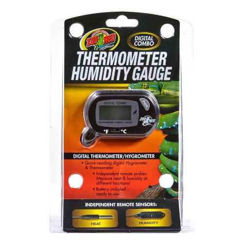 Zoo Med; Digital Combo Thermometer and Humidity Gauge