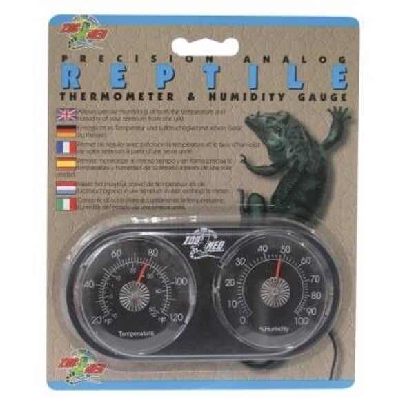 Zoo Med; Dual Thermo / Humidity Gauge