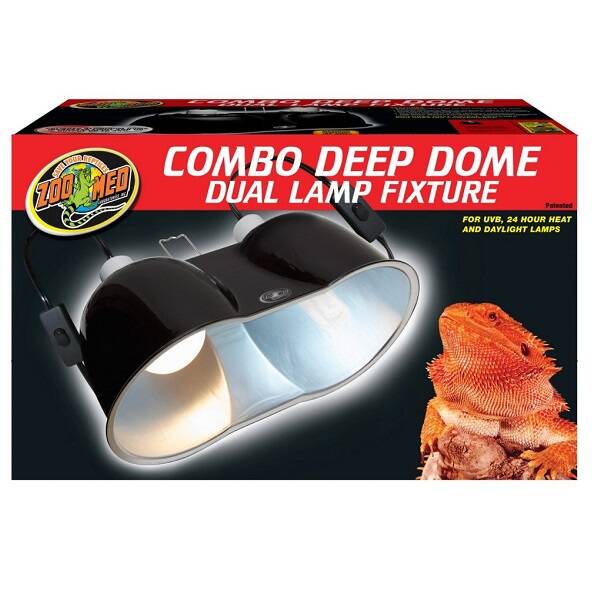 Zoo Med; Mini Combo Deep Dome Lamp Fixture