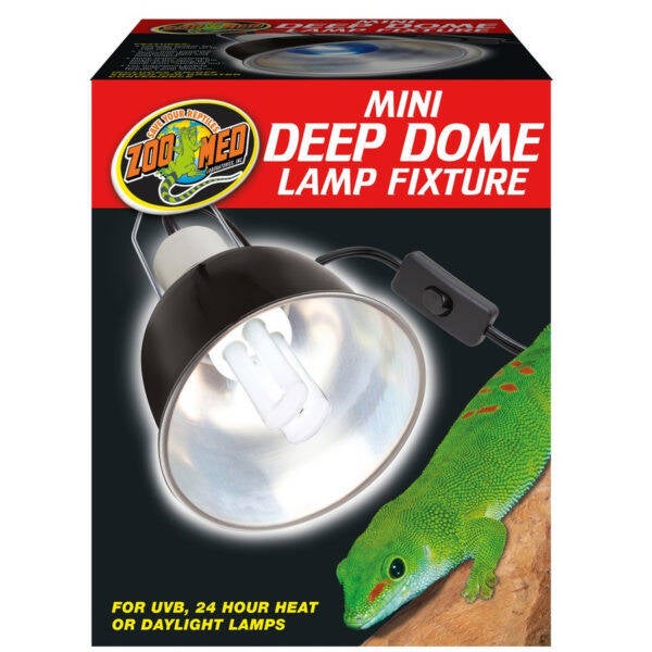 Zoo Med; Mini Deep Dome Lamp Fixture