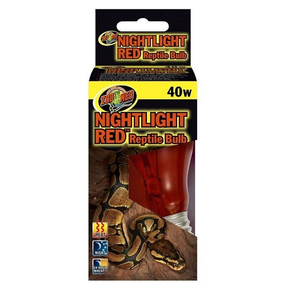 Zoomed; Nightlight Red Reptile Bulb
