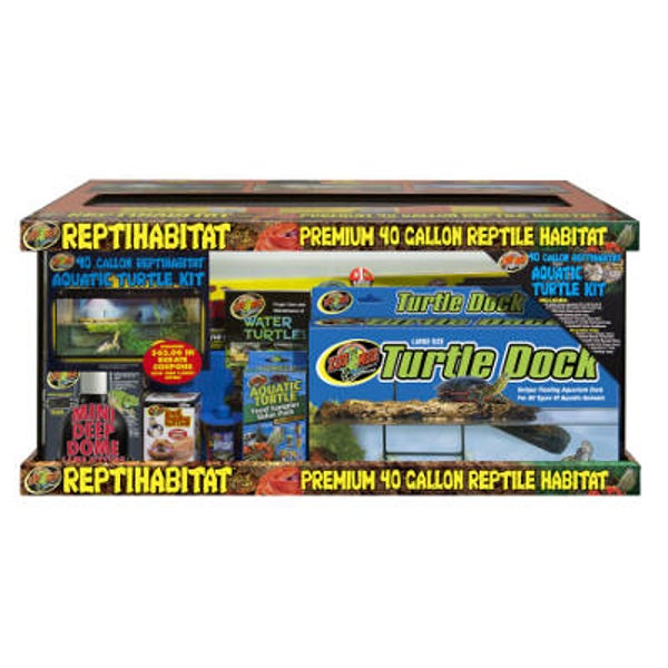 Zoo Med; ReptiHabitat Aquatic Turtle Kit 91x46x46cm