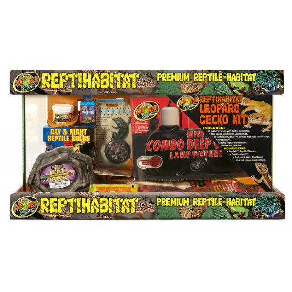 Zoo Med ReptiHabitat Leopard Gecko Kit 51x25x30cm