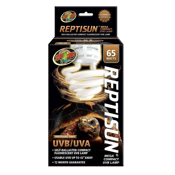 Zoo Med; Reptisun Mega Compact UVB lamp 65W