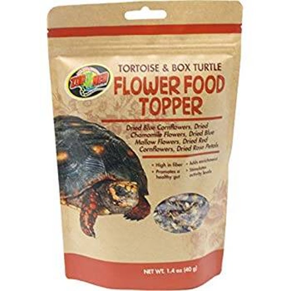 Zoo Med; Tortoise & Box Turtle Flower Food Topper 40gr