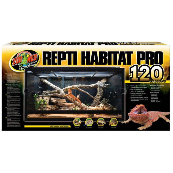 ZooMed; ReptiHabitat Pro 121x61x61cm Terrarium
