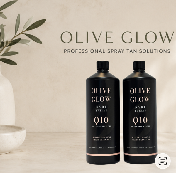 1L Professional Dark Spray Tan Solution 12% | Olive Glow