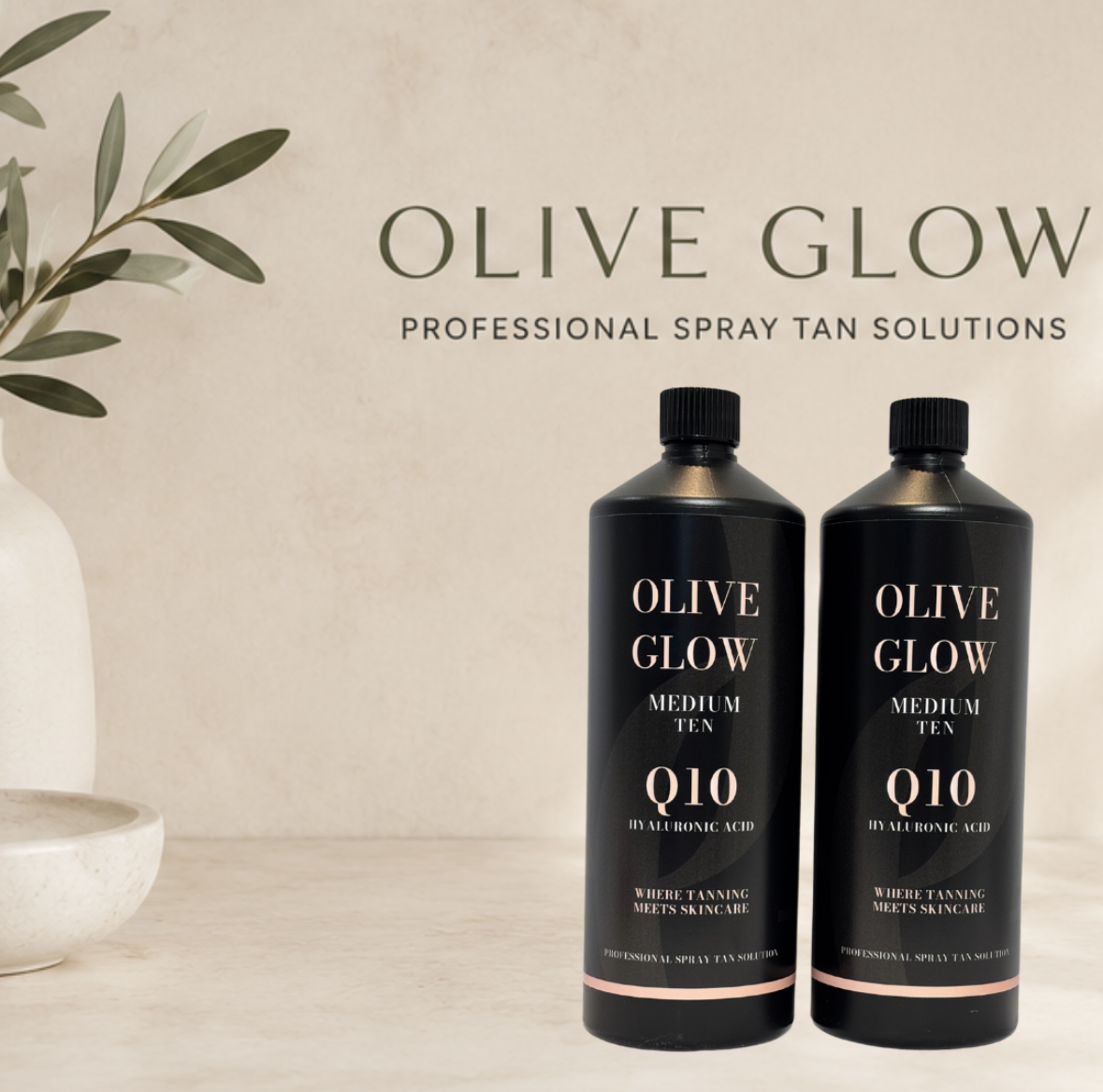 1L Professional Medium Spray Tan Solution 10% | Olive Glow