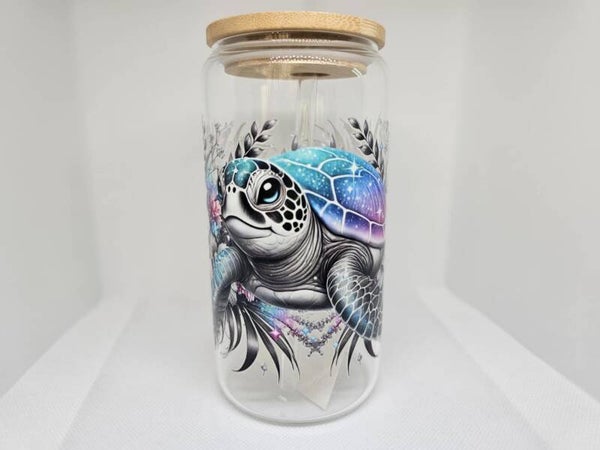 16oz Sea Turtle Ocean Tumbler – Eco-Inspired Reusable Drinkware