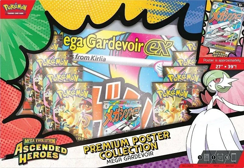 Pokemon TCG - Mega Gardevoir Premium Poster Collection Box