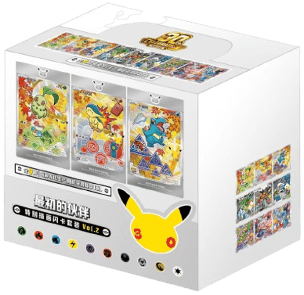 Pokemon TCG - 30th Anniversary – Original Partner Special Illustration – Set Vol.2 – Chinees – Display (8 stuks)