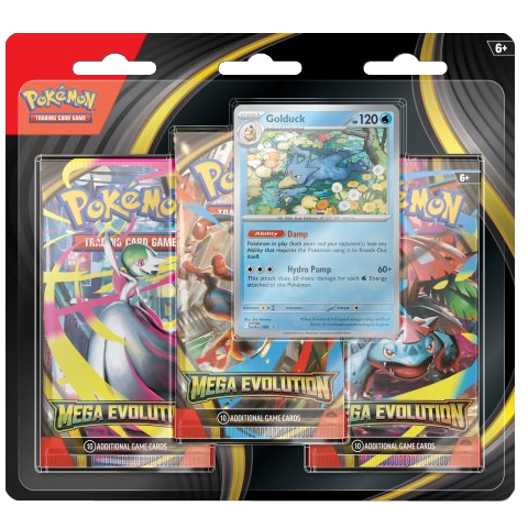 Mega Evolution - 3Pack Blister Golduck