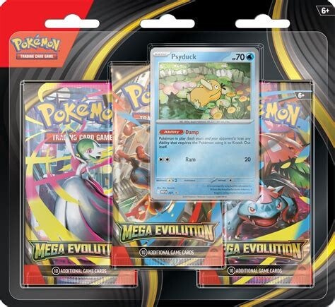 Mega Evolution - 3Pack Blister Psyduck