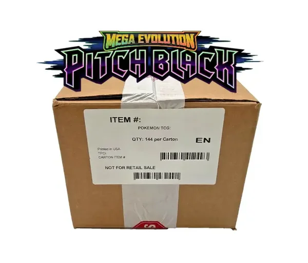 Pokemon TCG - Pitch Black Sleeved Booster Master Case (144x)
