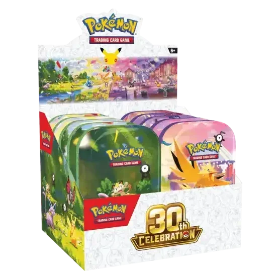 Pokemon TCG - 30th Celebration Mini Tin Display | 1 PP