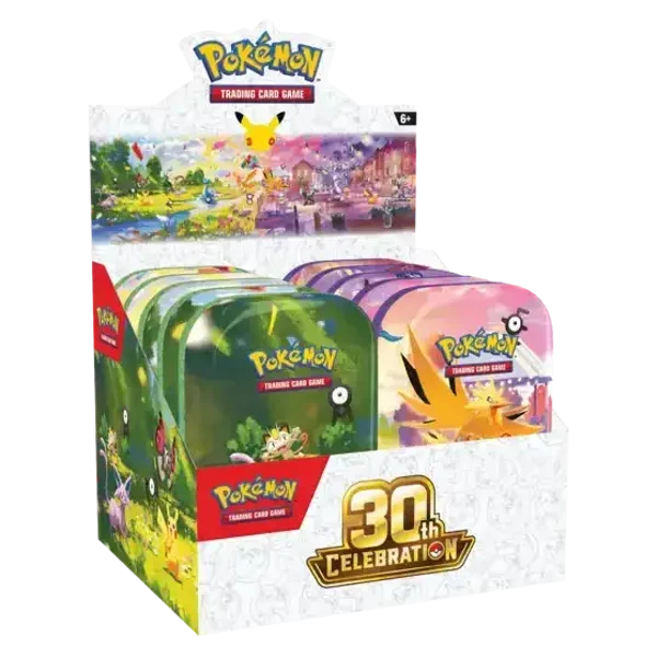 Pokemon TCG - 30th Celebration Mini Tin Display | 1 PP