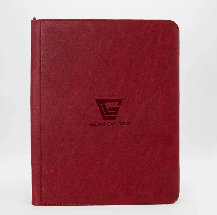 Gemloader - Premium 3''X4'' Toploader Binder Red