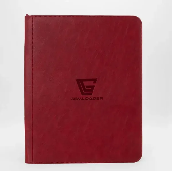 Gemloader - Premium 3''X4'' Toploader Binder Red
