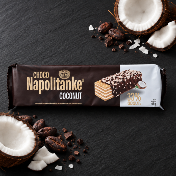 Choco Napolitanke Coonut
