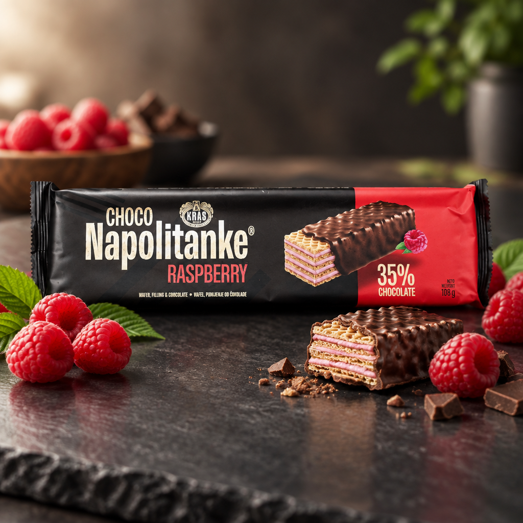Choco Napolitanke Himbeere