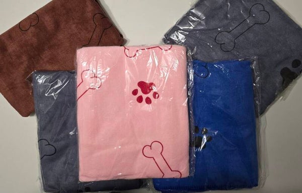 Haustierhandtücher mit Pfoten Design