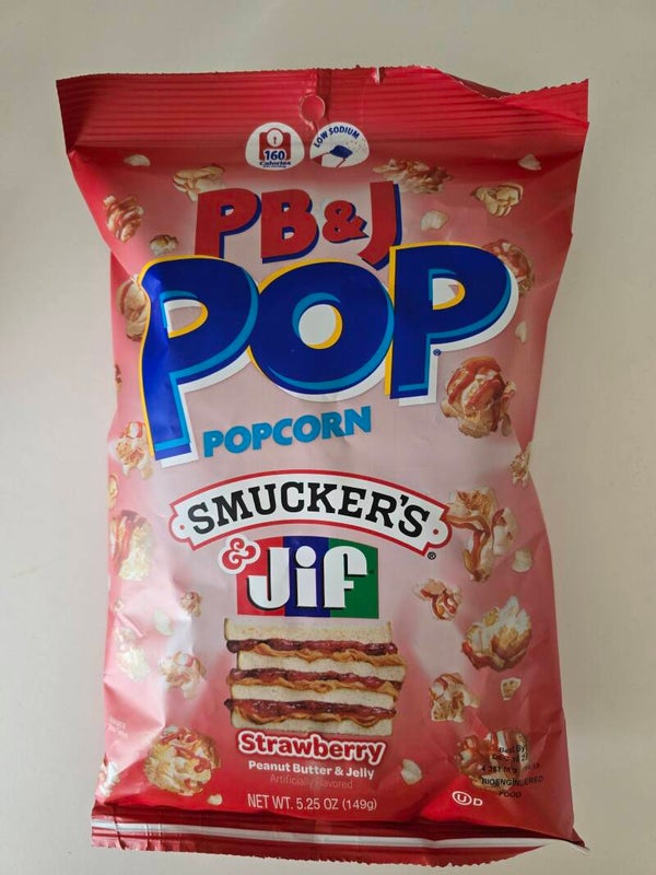 Smuckers & JIF Popcorn Strawberry Peanut Butter & Jelly