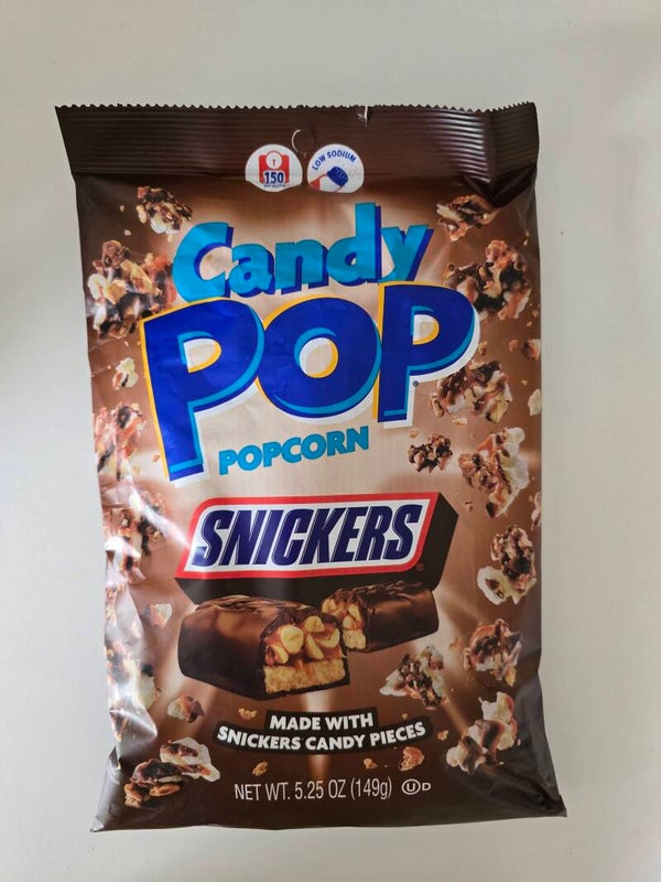 Candy Popcorn Snickers