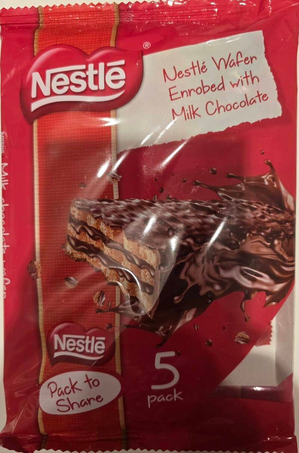 Nestle Waffel mit Milchschokolade überzogen