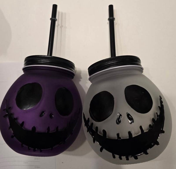 Trinkglas Jack Skellington Motiv