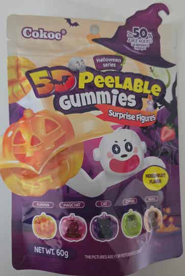 Halloween Peelable Gummies Mixed Fruit