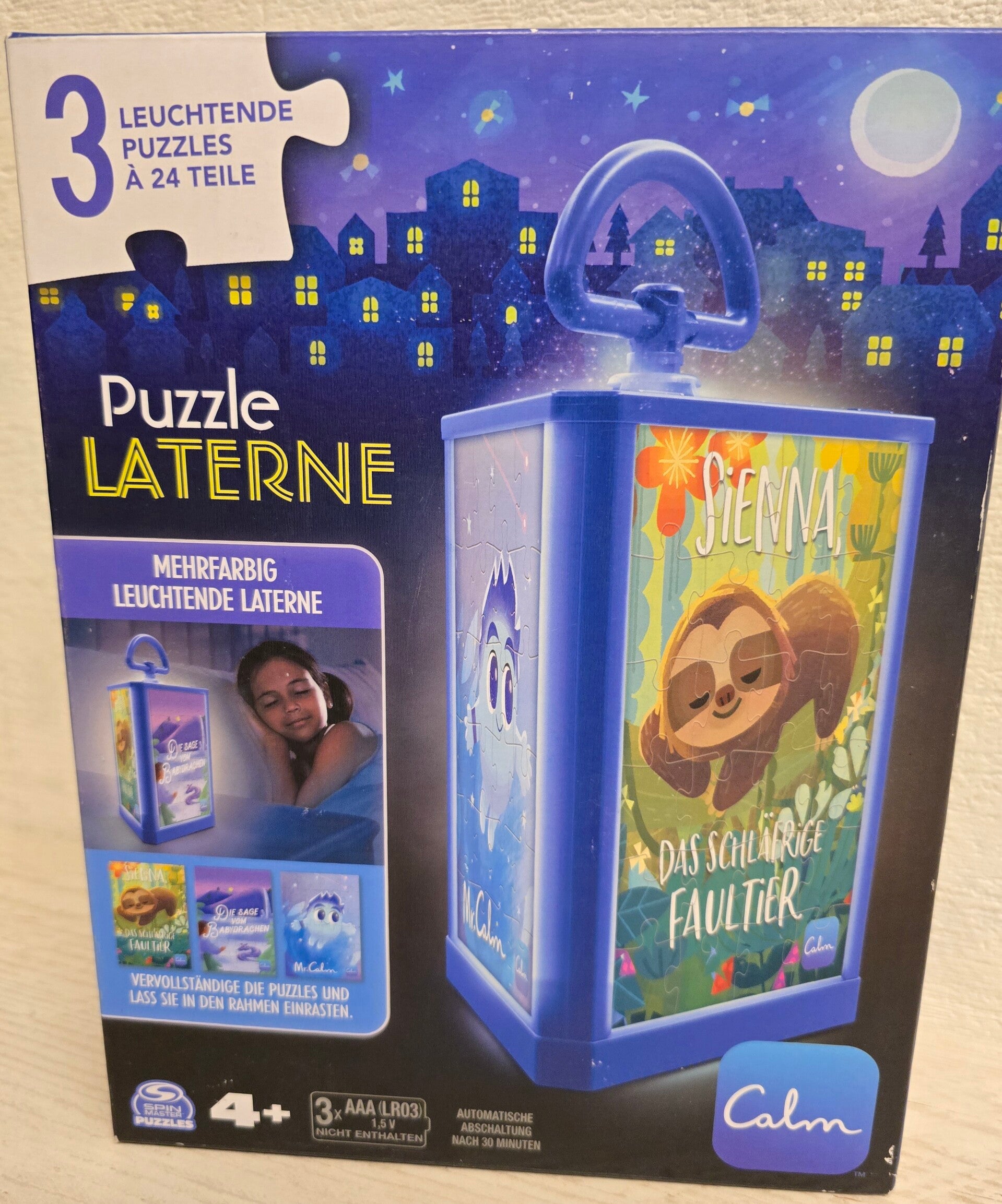 Puzzle Set leuchtende Laterne