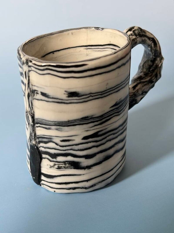 zebramok van porselein