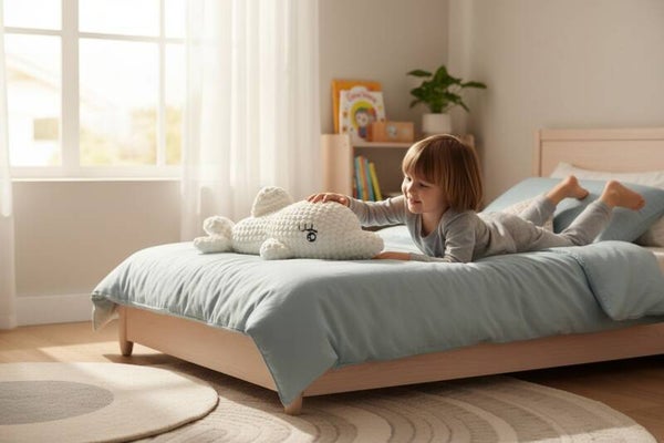 🐋 Bélouga au Crochet en Laine Chenille – Compagnon Douceur 🐋