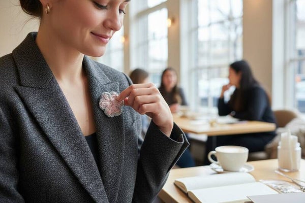 🌸 Broches Fleuries en Crochet – Élégance Artisanale & Douceur Florale 🌸