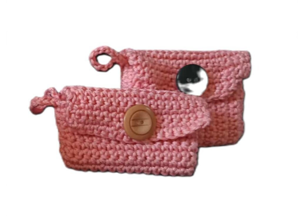 ✨Mini pochette crochet à accrocher – porte-monnaie & accessoires du quotidien