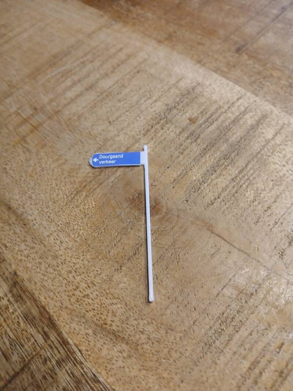 Verkeersborden doorgaand verkeer h0