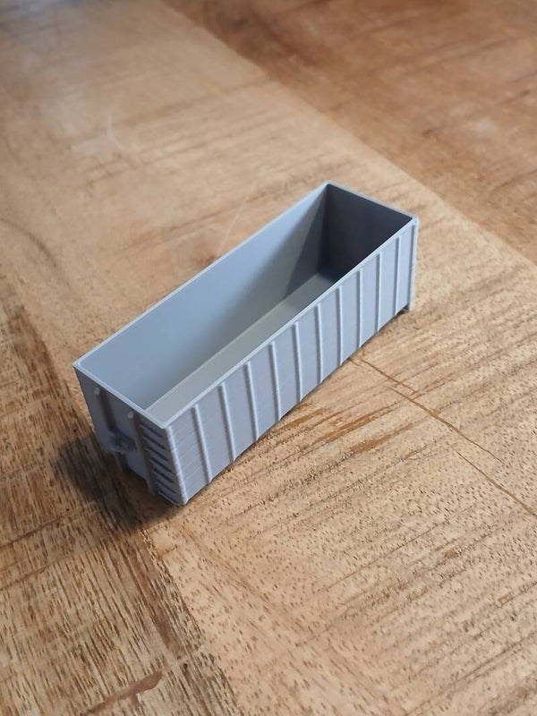 Rolcontainers grijs H0