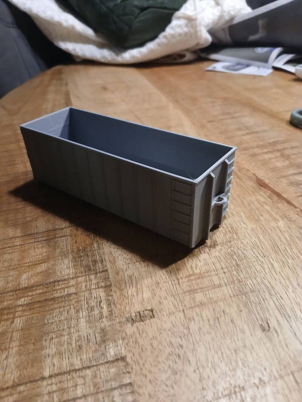 Rolcontainer zilver/grijs     1/50