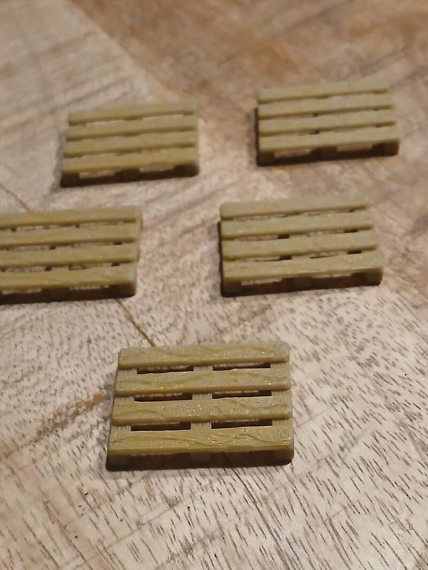 siku pallet bruin  1:50