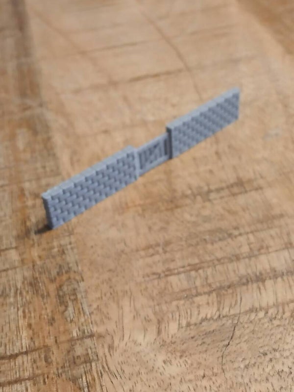 Muurtje met poortje h0