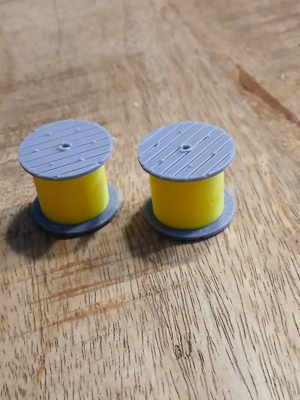 Kabelhaspel groot geel              H0