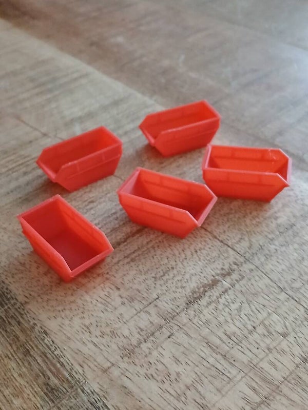 Puincontainer rood            H0