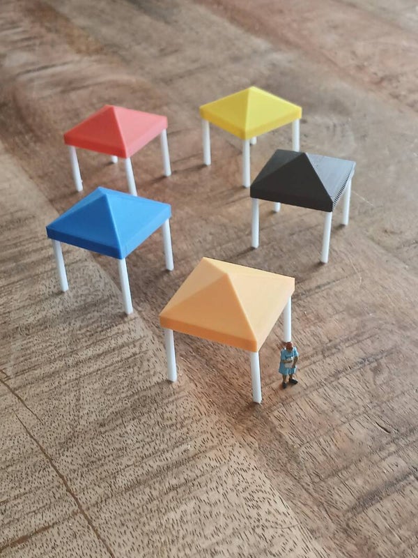 Partytenten blauw  H0