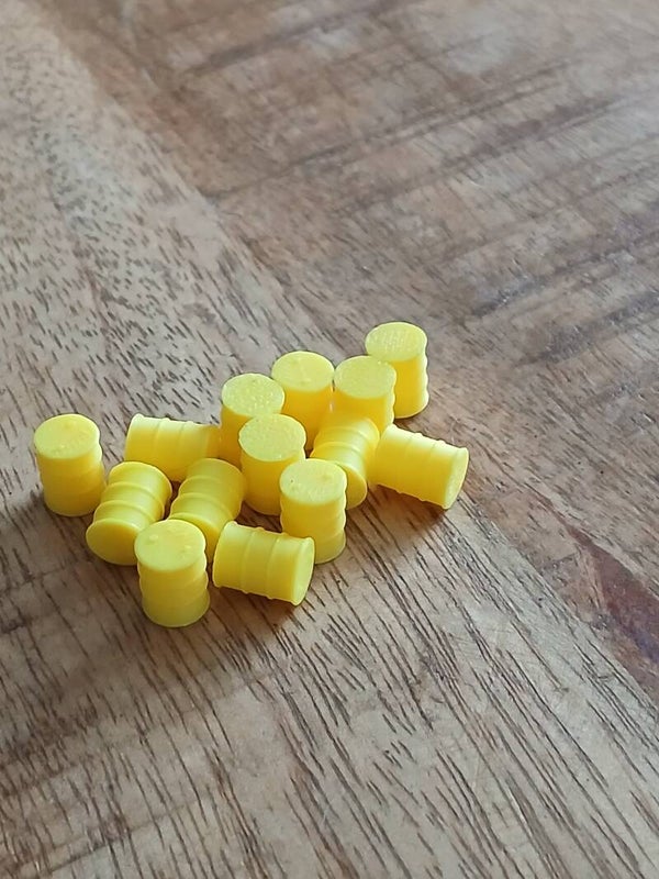 olievaten geel per 10   H0