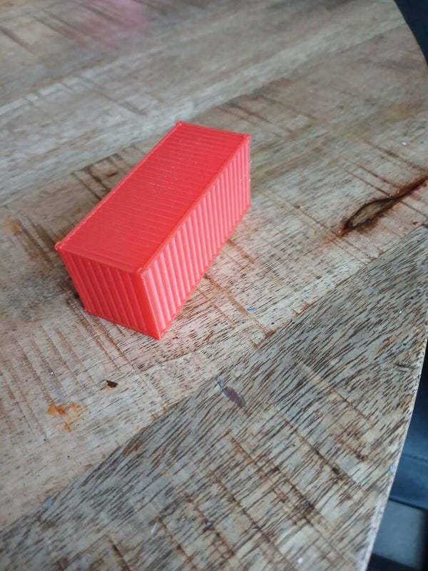 20 ft container rood   H0