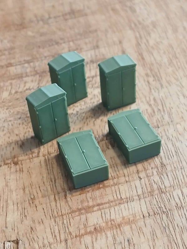 Relaiskast hoog groen     H0