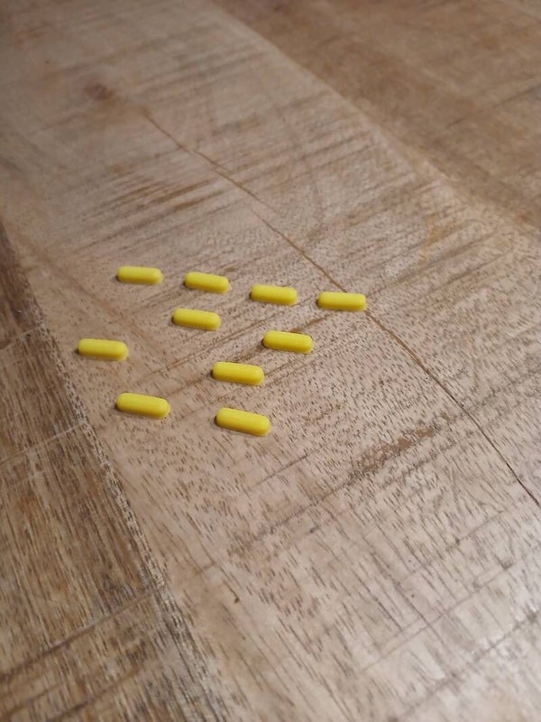 Biggenruggen geel per 10  H0