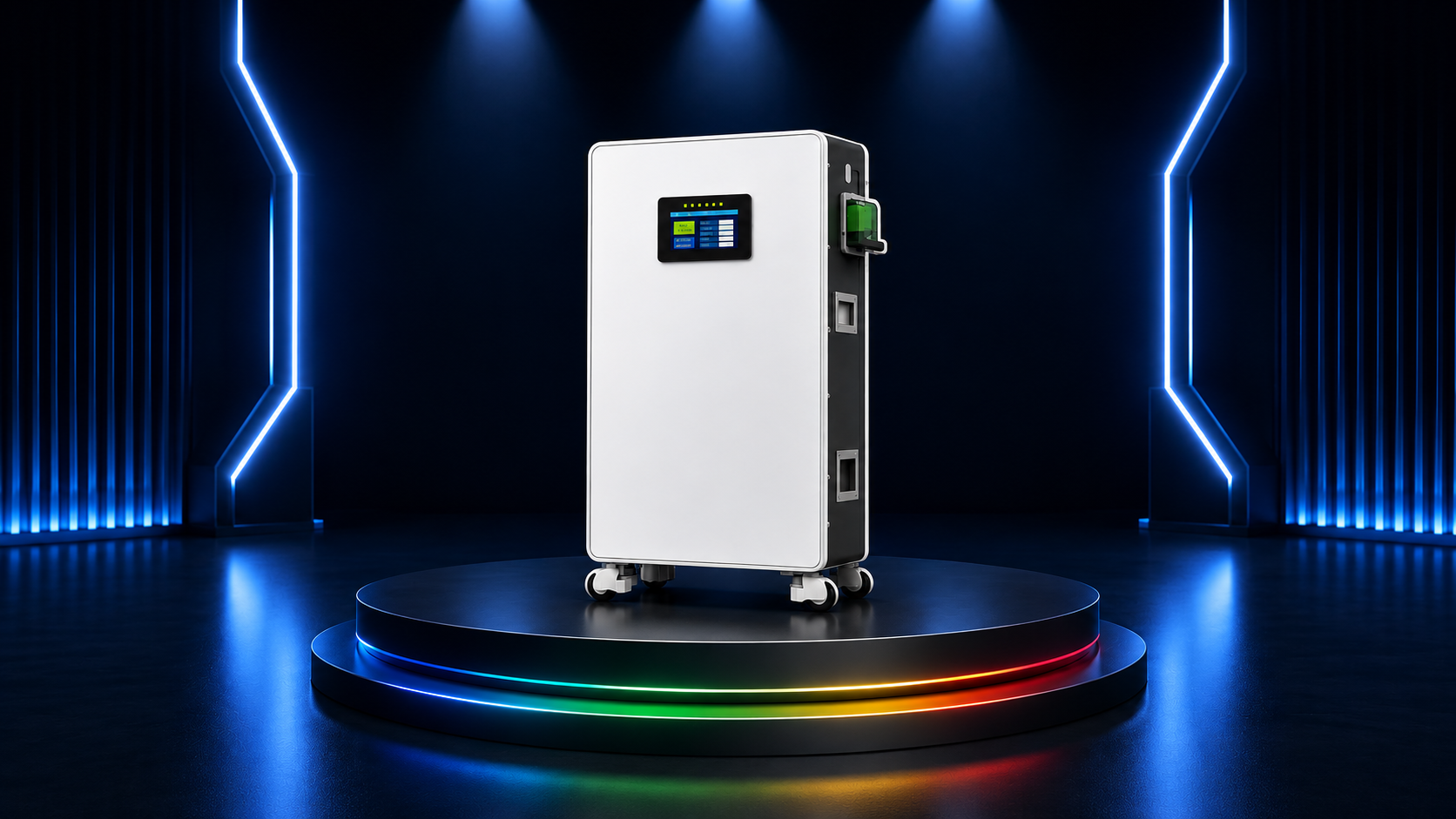 PEGO 16 kWh energieopslag op showroompodium