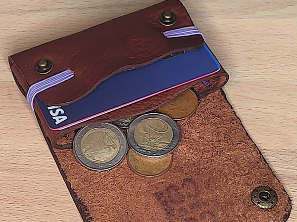 Mini portefeuille - MARRON - LILAS