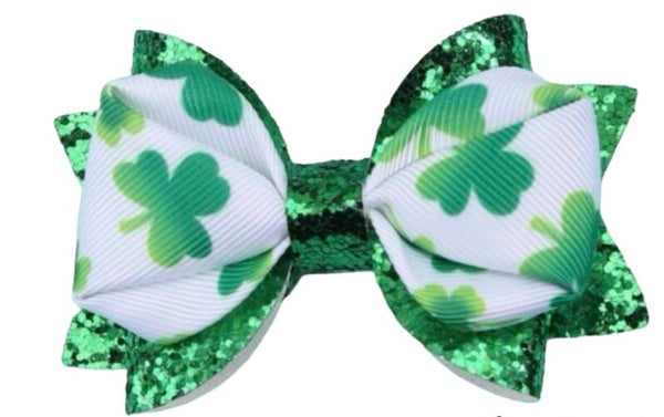 Haarclip klavertje vier